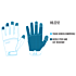 Тактические иглостойкие перчатки ASTM для подкожных инъекций, 6 пар